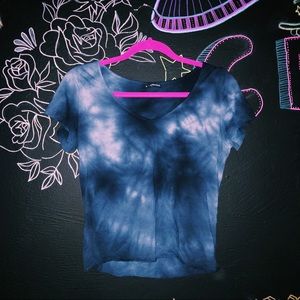 BRANDY MELVILLE BLUE TIE DYE TOP
